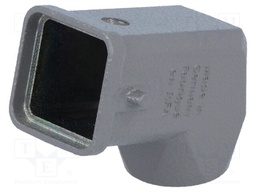 Enclosure: for Han connectors; Han; size 3A; for cable; for latch