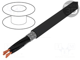 Wire; ÖLFLEX® CLASSIC 115 CY BK; 4x1,5mm2; tinned copper braid