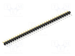 Connector: pin strips; pin header; male; PIN: 32; 2.54mm; SMT; 1x32