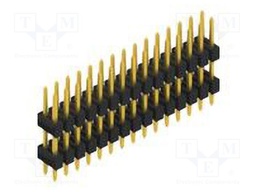 Connector: pin strips; pin header; male; PIN: 30; 2.54mm; THT; 2x15