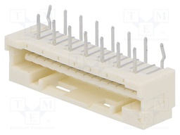 Socket; wire-board; male; CLIK-Mate; 1.5mm; PIN: 15; THT; 2A; tinned
