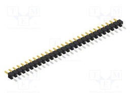 Connector: pin strips; pin header; male; PIN: 28; 2.54mm; SMT; 1x28