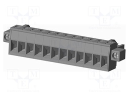 Connector: pluggable terminal block; plug; female; straight; grey