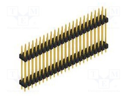 Connector: pin strips; pin header; male; PIN: 46; 2.54mm; THT; 2x23