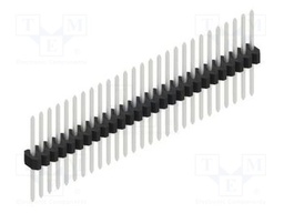Connector: pin strips; pin header; male; PIN: 27; 1.27mm; THT; 1x27