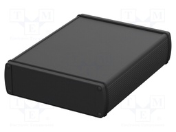 Enclosure: with panel; ALUBOS 1600; X: 169mm; Y: 200mm; Z: 52mm; IP65