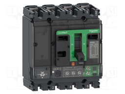 Power breaker; Poles: 4; DIN; Inom: 160A; NSX; IP40; -25÷70°C