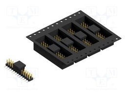 Connector: pin strips; pin header; male; PIN: 26; 2mm; SMT; 2x13