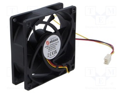Fan: DC; axial; 12VDC; 80x80x25mm; EBR; 3000rpm; 5pcs.