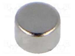Magnet: permanent; neodymium; 1.5N; Ø: 3mm; H: 2mm