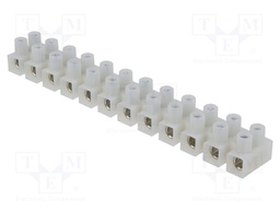 Terminal block; screw terminal; ways: 12; 6÷10mm2; terminals: 24