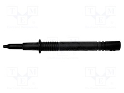 Test probe; 20A; 1kV; black; Conform to: CAT III 1000V; 132mm