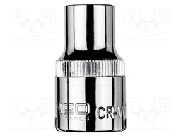 Socket; 6-angles,socket spanner; HEX 10mm; 1/2"