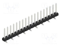 Connector: pin strips; pin header; male; PIN: 18; 2mm; SMT; 1x18