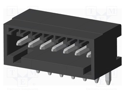 Connector: pluggable terminal block; socket; male; on PCBs