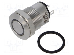 Switch: vandal resistant; Pos: 2; SPST-NO; 2A/36VDC; IP65; OFF-ON