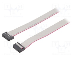 Ribbon cable with IDC connectors; 14x28AWG; Cable ph: 1.27mm