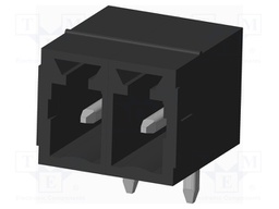 Connector: pluggable terminal block; socket; male; on PCBs