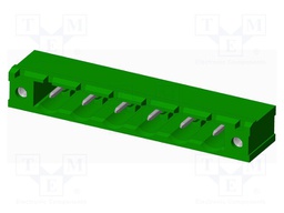 Connector: pluggable terminal block; socket; male; angled 90°