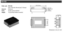 Power supplies accessories: heat sink