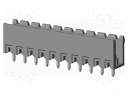Connector: pluggable terminal block; socket; male; on PCBs