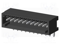 Connector: pluggable terminal block; socket; male; on PCBs