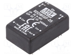 Converter: DC/DC; 8W; Uin: 9÷36V; Uout: 5VDC; Uout2: -5VDC; DIP24
