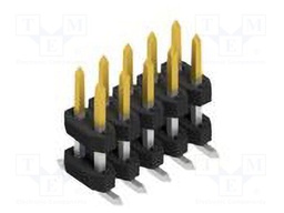 Connector: pin strips; pin header; male; PIN: 10; 2mm; SMT; 2x5; 100V