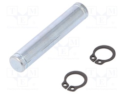 Bolt; 125mm; Kit: safet rings x2