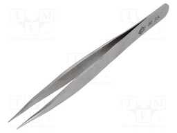 Tweezers; 120mm; for precision works; Blade tip shape: sharp