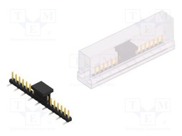 Connector: pin strips; pin header; male; PIN: 17; 2mm; SMT; 1x17