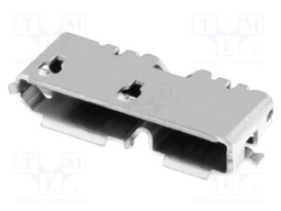 Socket; USB B micro; on PCBs; SMT; horizontal; double; USB 3.0