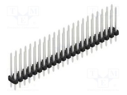 Connector: pin strips; pin header; male; PIN: 44; 2mm; THT; 2x22