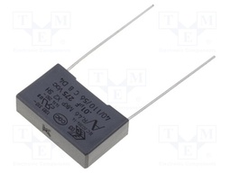 Capacitor: polypropylene; X2; 10nF; 15mm; ±10%; 18x5x11mm; 275VAC