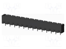 Connector: pluggable terminal block; socket; male; on PCBs