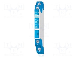 Relay: installation; NO; for DIN rail mounting; OUT: 250VAC/6A