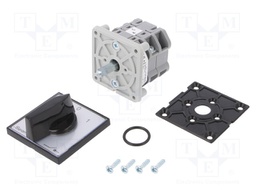 Switch: cam switch; Stabl.pos: 2; 25A; 0-1; Poles: 3; Pos: 2; IP65