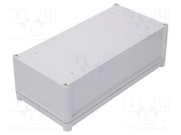 Enclosure: multipurpose; X: 188mm; Y: 378mm; Z: 130mm; SOLID; ABS