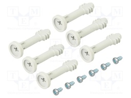 Set of screws; for covers
