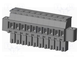 Connector: pluggable terminal block; plug; female; angled 90°