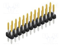 Connector: pin strips; pin header; male; PIN: 24; 2mm; THT; 2x12