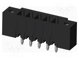 Connector: pluggable terminal block; socket; male; on PCBs