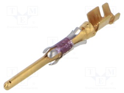 Contact; male; 0.8÷2mm2; 18AWG÷14AWG; Type III+; gold-plated; bulk