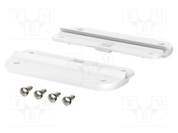 Set of wall holders; white; 2pcs.