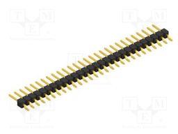Connector: pin strips; pin header; male; PIN: 28; 2.54mm; SMT; 1x28