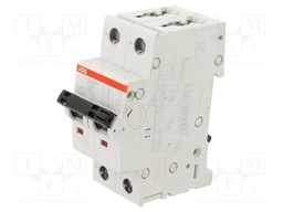 Circuit breaker; 400VAC; 400VDC; Inom: 20A; Poles: 2; Charact: C