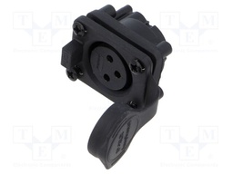 Connector: XLR; socket; female; AXS; 15A; 133V; PIN: 3; IP65