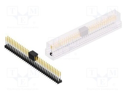 Connector: pin strips; pin header; male; PIN: 68; 2.54mm; SMT; 2x34