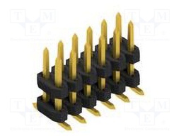 Connector: pin strips; pin header; male; PIN: 12; 2mm; SMT; 2x6; 100V