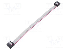 Ribbon cable with IDC connectors; Tape ph: 1.27mm; 0.2m; 8x28AWG